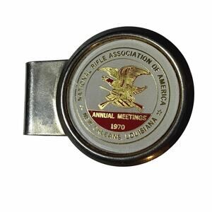 Vintage NRA 1970 Annual Meeting Money Clip New Orleans Hit USA